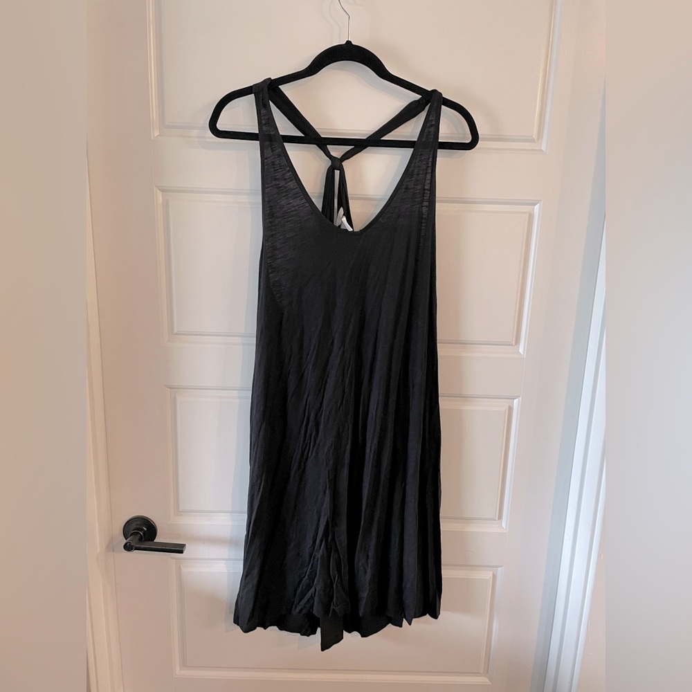 H&M black basic dress